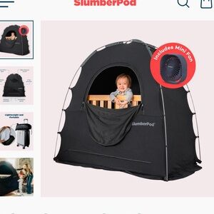 Brand new slumber pod - never used. 

Great for kid travel :)